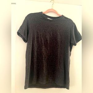 Something Navy Charcoal Crew Neck Tee